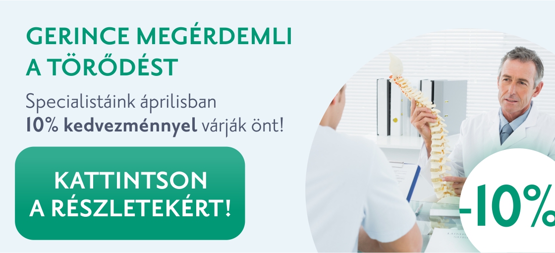 Védje egészségét áprilisi kedvezményeink segítségével!
