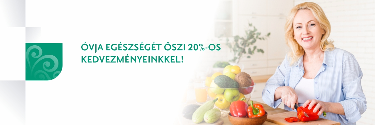 Óvja egészségét őszi 20%-os kedvezményeinkkel!