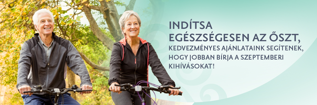 Indítsa egészségesen az őszt, kedvezményes ajánlataink segítenek, hogy jobban bírja a szeptemberi kihívásokat!
