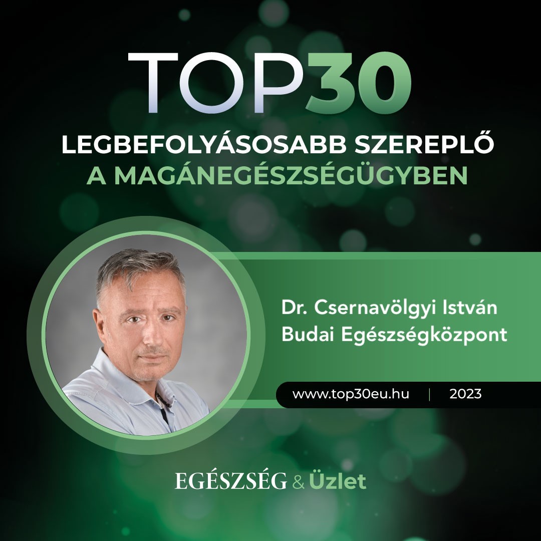 Dr. Csernavölgyi István a TOP30-ban