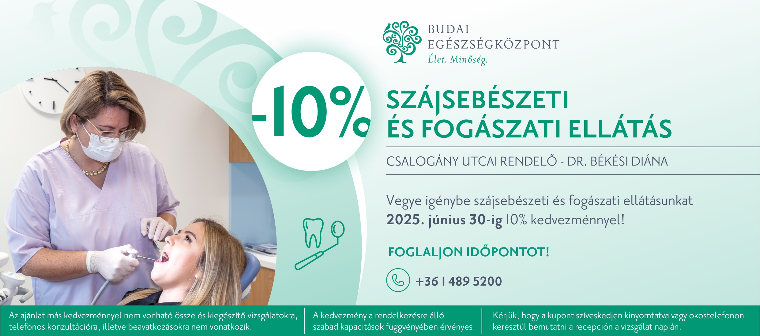 Kedvezményes fogászati vizsgálat - Budai Egészségközpont