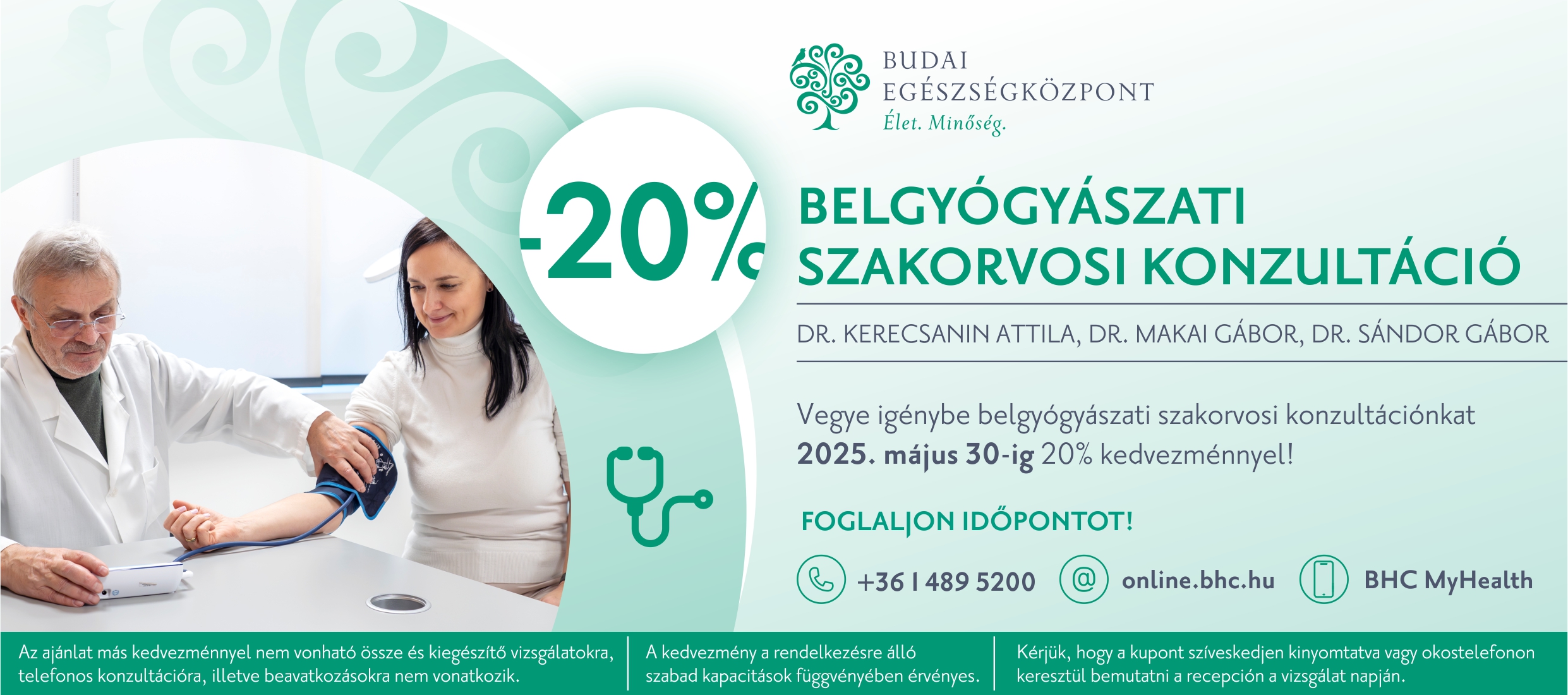Szakorvosi kedvezmények a biztos nyári lendülethez, csak májusban